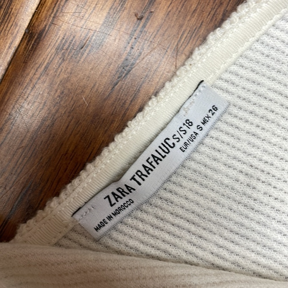 ZARA TRAFALUC Chunky button knit dress - Picture 3 of 5